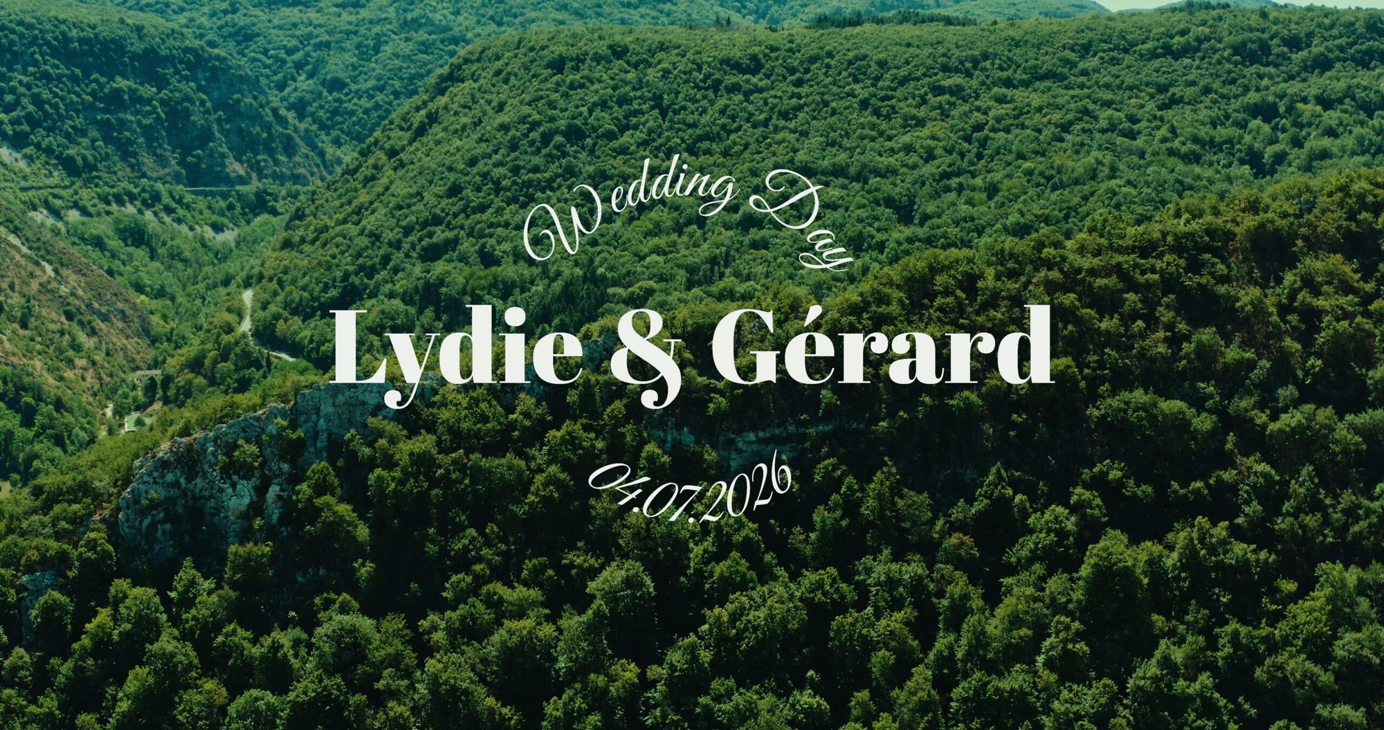 Film de mariage de Lydie et Gérard